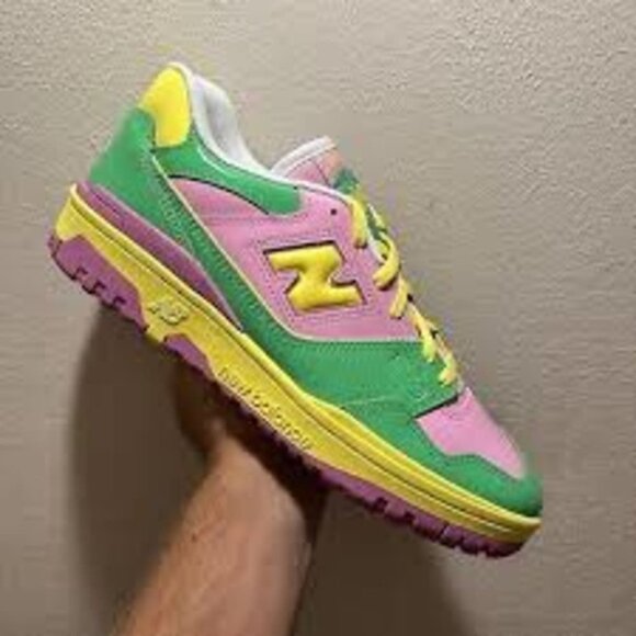 New Balance 550 Y2K Patent Leather Pack Pink Green Mens BB550YKA NEW Multi Sz main image 4